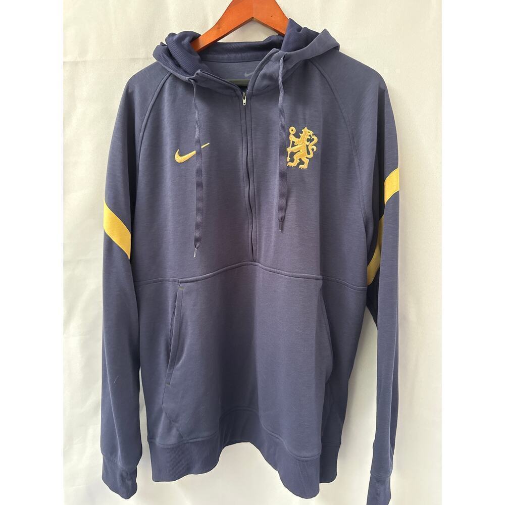 Men’s Nike Dri-Fit Navy Blue Jacket Sz XL